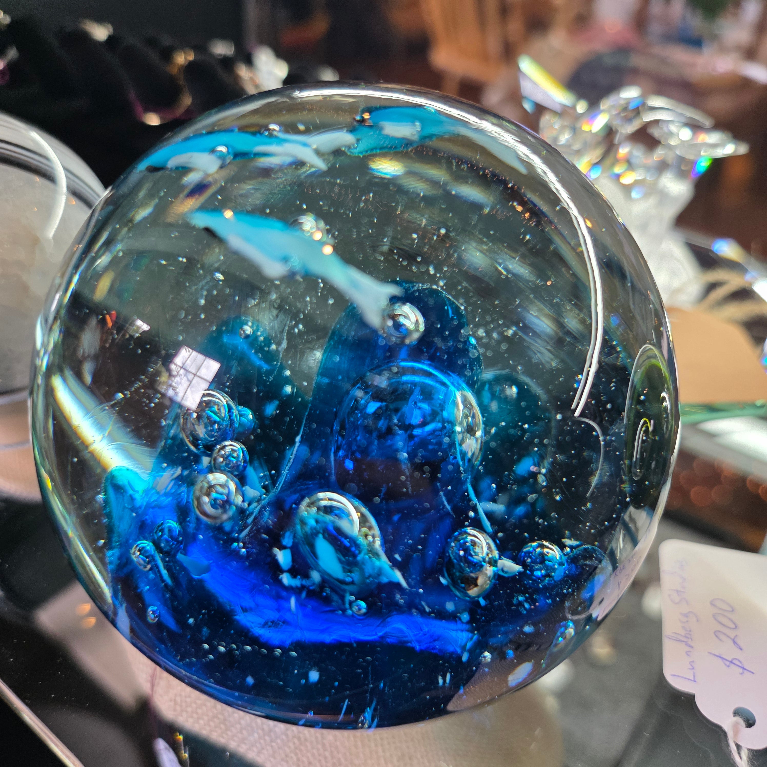 Dolphin large paperweight