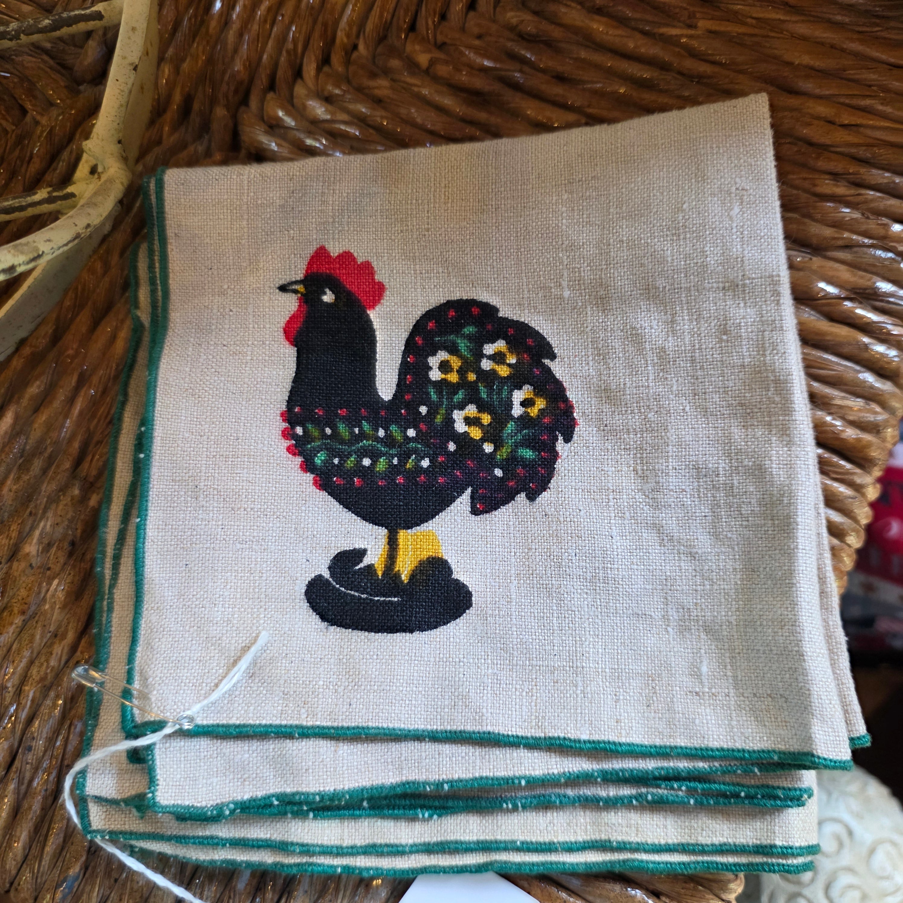 Rooster Napkins