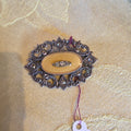 Vintage Catherine Popesco France Yellow Enamel & Rhinestone Brooch Pin