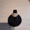 Scroll sterling ring