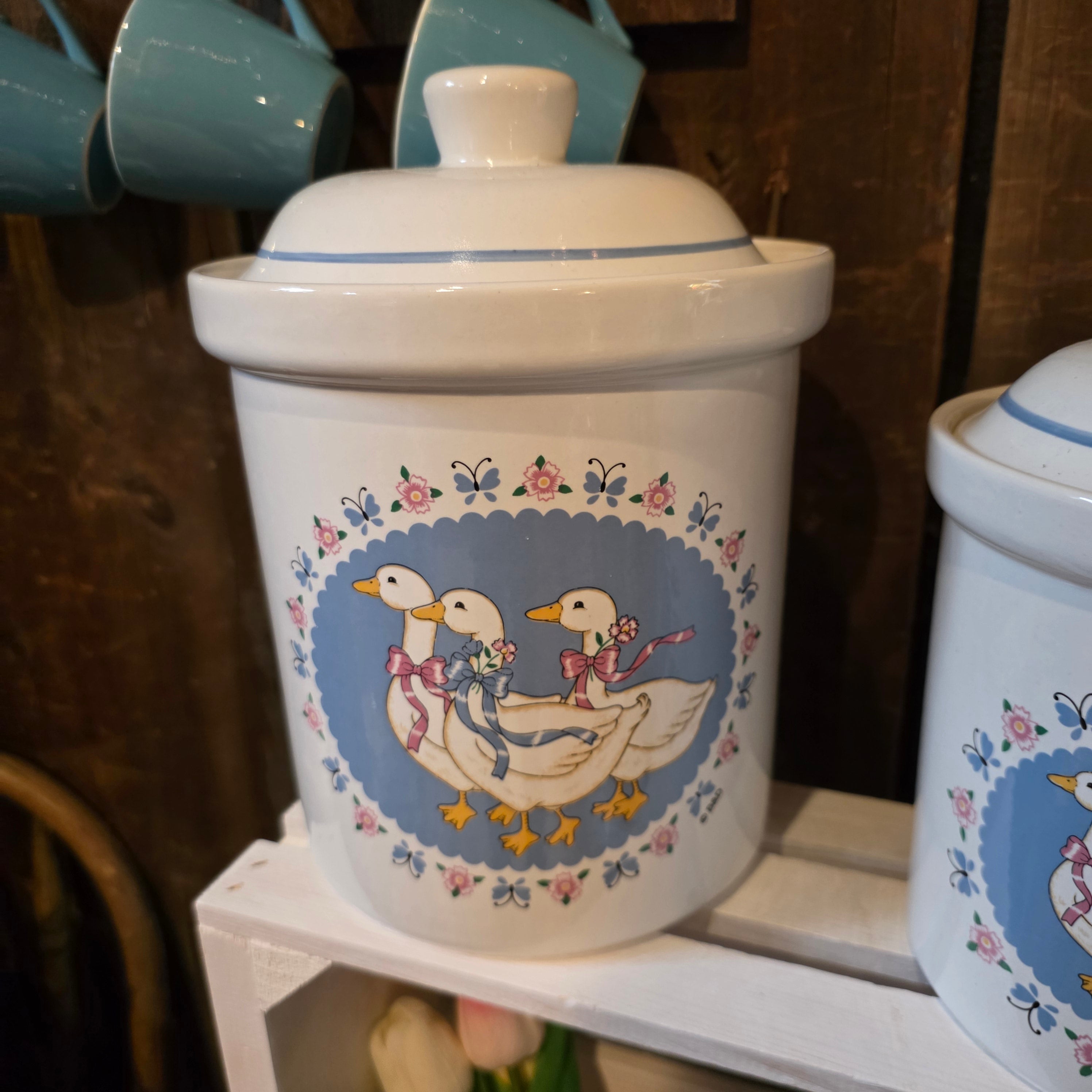 Large ribbon geese canister