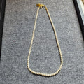 Napier faux seed pearl necklace