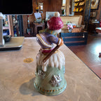 Vintage skiing snowman bell
